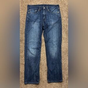 Levi's Dark Blue Straight Fit Jeans